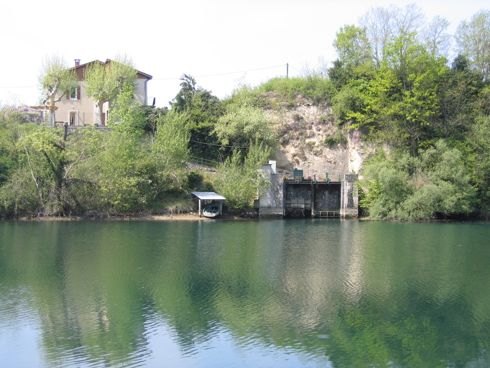 Le barrage d’Auberives en Royans