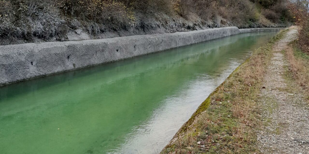 Rénovation du canal de l&rsquo;aval de l&rsquo;aqueduc de la Chapelle à la vanne de l’Ecancière