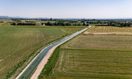 Travaux de reprise de l&rsquo;étanchéité du canal de la Bourne sur la commune de Montélier