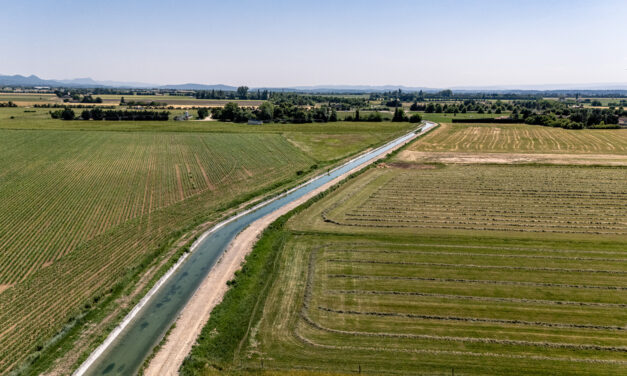 Travaux de reprise de l&rsquo;étanchéité du canal de la Bourne sur la commune de Montélier